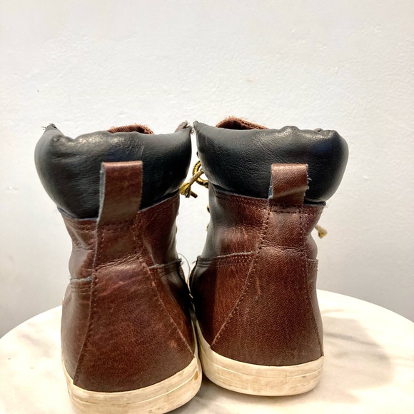 HANNA ANDERSSON Boys Leather Boot | Size Big Kid 4 - Picture 3 of 5